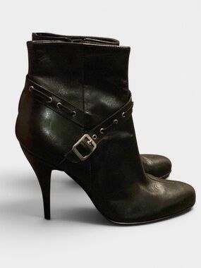 Versace Leather Booties (New)